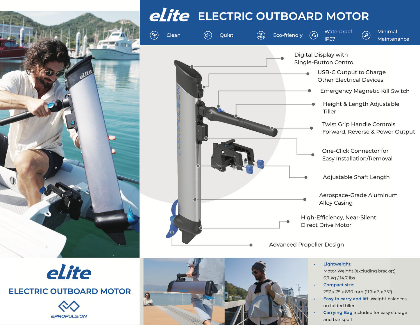 eLite Electric Outboard Motor